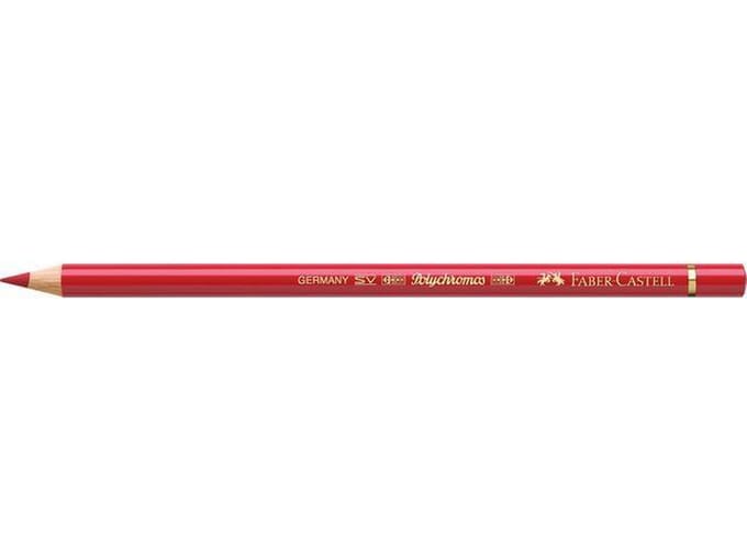 Kleurpotlood Faber Castell Polychromos 223 dieprood doos met 6 stuks