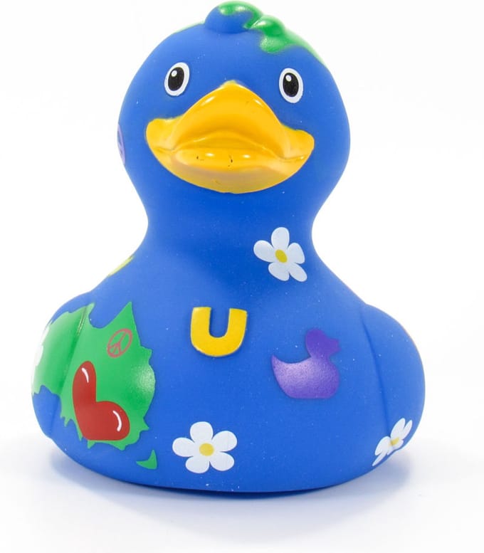 LUXURY PEACE PLANET DUCK badeendje van BudDuck