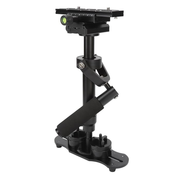 Videocamerastabilisator Hoogteverstelbaar SLR Handheld Camera Anti-Shake Schokabsorptie black
