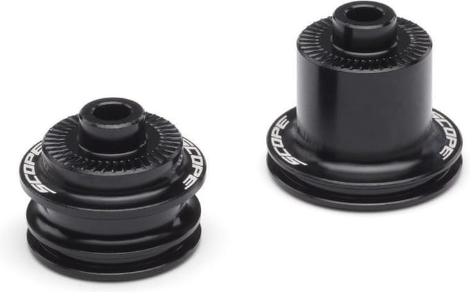 Scope End-Caps Disc Brake Rear Hub - Qr 135mm
