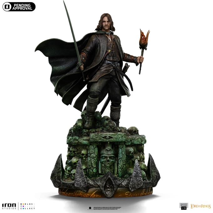 Iron Studios The Lord Of The Rings Aragorn Unleashed Art Scale 1/10 Statue