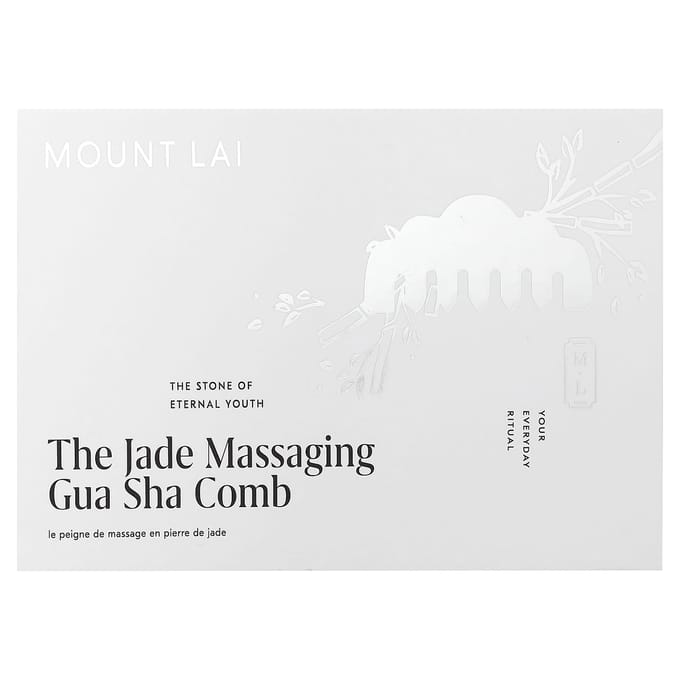 Mount Lai, De Jade Masserende Guasha Kam, 1 Kam white