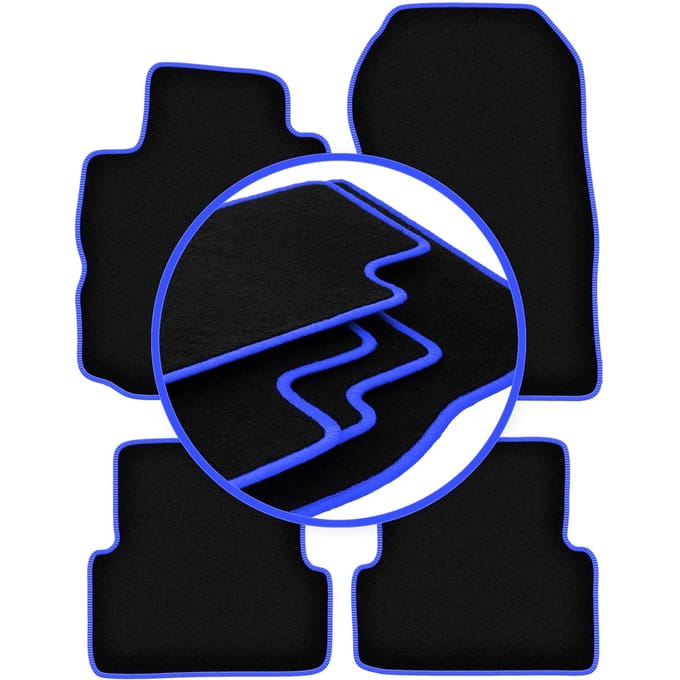 CARLUX-BLUE automatten voor: Renault Modus minivan (2004-2012)