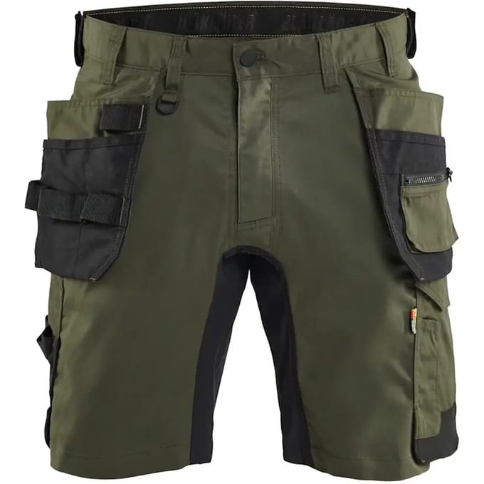 Korte Blaklader avec poches flottantes Stretch 2D