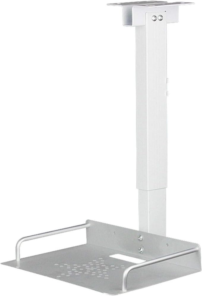 Projector Beugel - Muurbeugel Houder - Thuisbioscoop Inrichten - Geïntegreerd Kabelbeheer - 45-56cm Verstelbaar - Zilver
