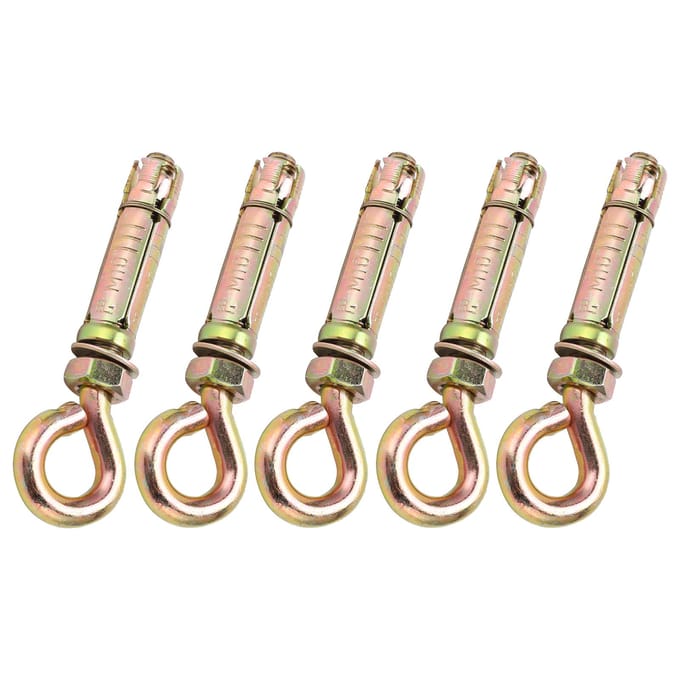 5 stuks Expansiebouten Zware Ankerbevestiger Oogbouten voor Betonnen Muur 11x1.6cm