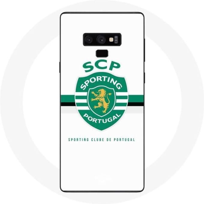 Samsung Galaxy Note 9 hoesje scp sportieve portugal witte achtergrond