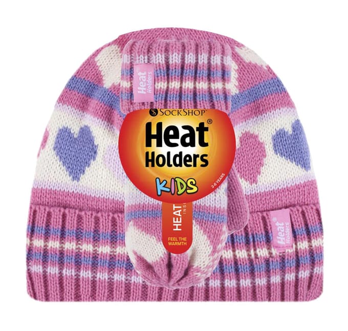Heat Holders Thermische warme muts en wantenset voor meisjes - PHH1P11