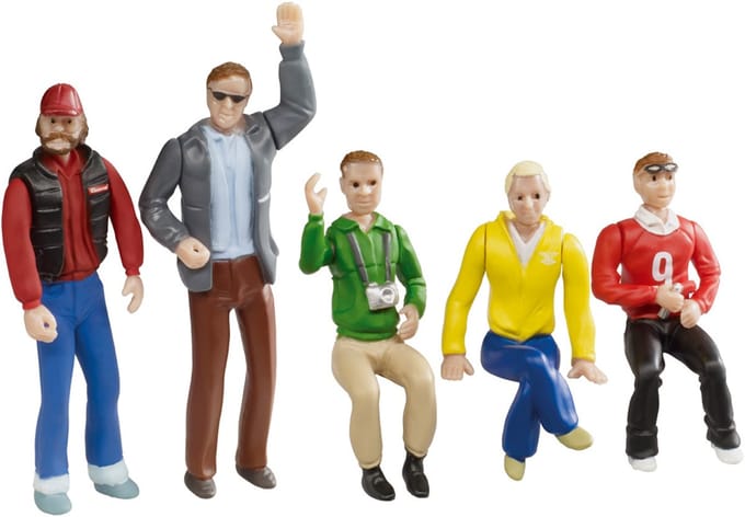 Carrera Racebaanonderdeel - DIGITAL 124/132/Evolution - Toeschouwers - 5 Figuren onderdeel