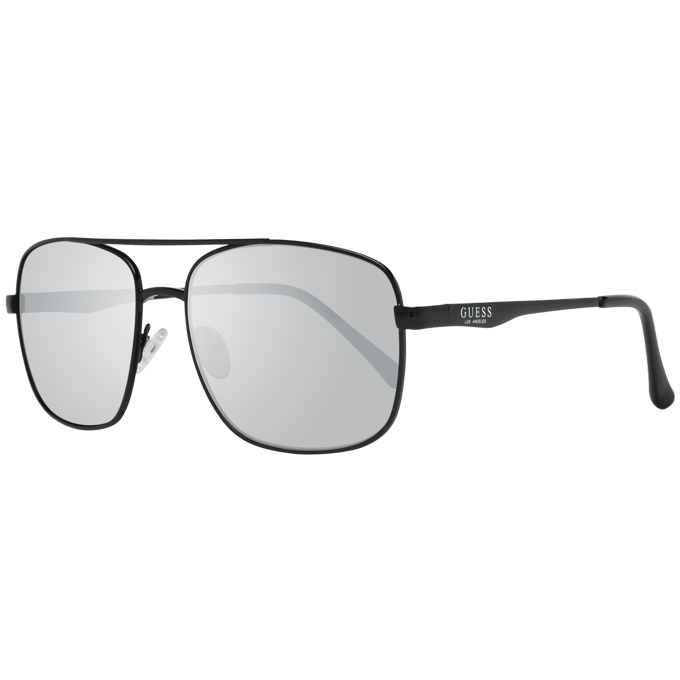 Guess GF0211 01C zwart zilver gespiegelde zonnebril