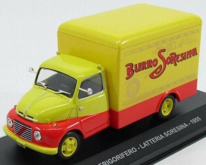 Fiat 615 Truck Van Frigorifero 1955 Yellow