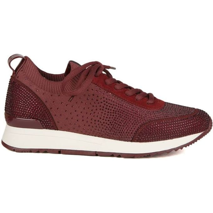 Jenkins Crystal Embellished Stretch Knit Trainer