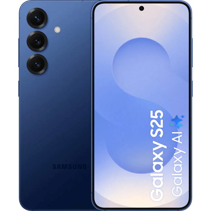 Samsung Galaxy S25, 128GB opslag, donkerblauw