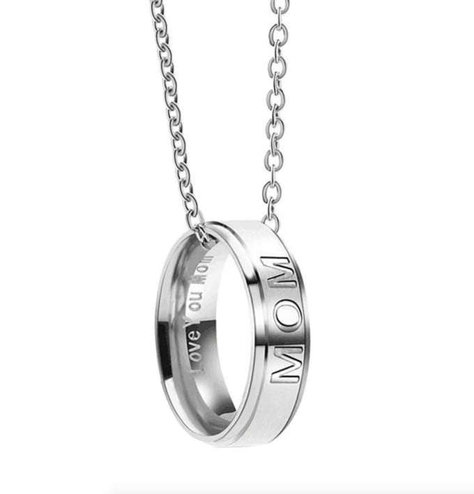 Bijoux by Ive - Ketting - Hanger - Ring met Mom - Love You Mom