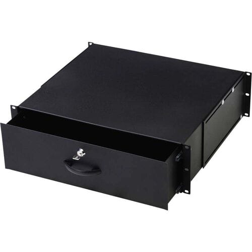 DIGITUS DN-19 KEY-3U-SW Keyboard Drawer & Document Storage for 483 mm (19") Cabinets