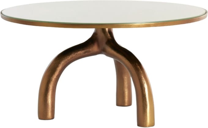 Light & Living Salontafel Mello - Bruin - Ø65cm - Modern