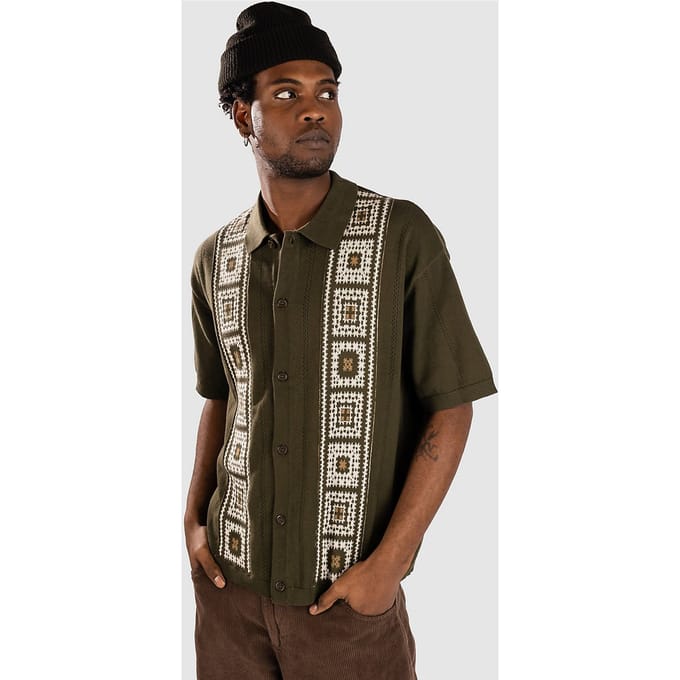 Redefined Rebel RRCasey Knit Boxy Fit Shirt zwart