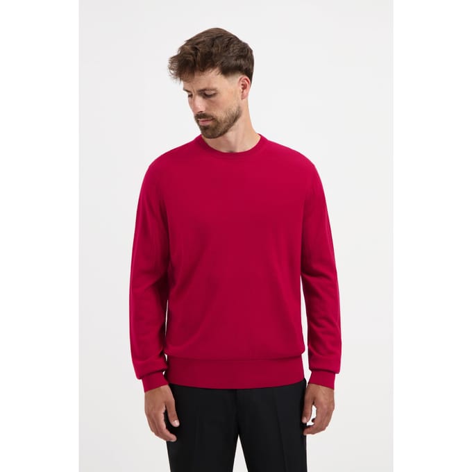 MERSO Crew Neck – Merino Trui – 100% Merino Wol – Pepper Red