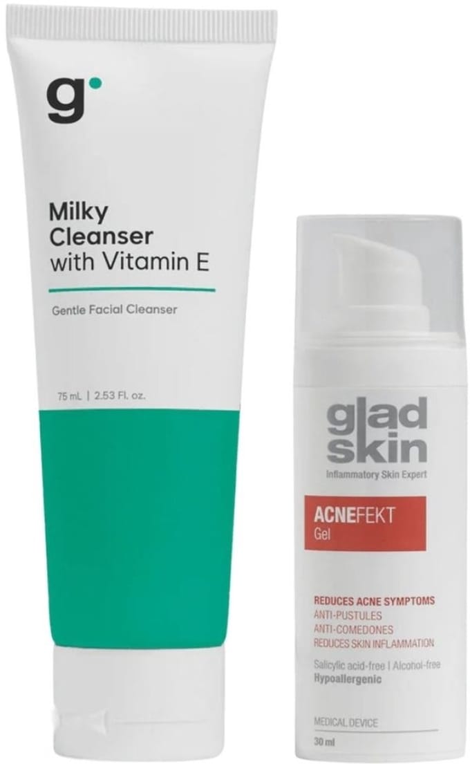 Gladskin - Acnefekt Face Care Set - 75+30ml