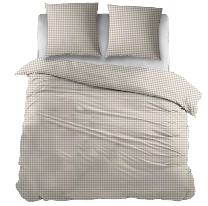 Snoozing Kaat Dekbedovertrek - Extra breed - 260x200/220 cm - Beige