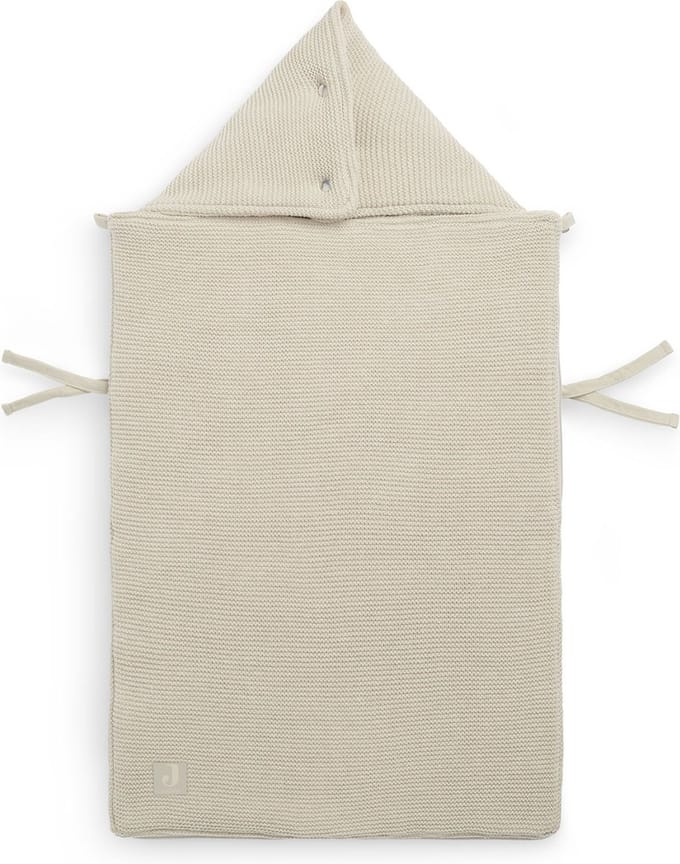 Jollein Voetenzak groep 0+ 3/5 punts gordel Basic Knit Nougat