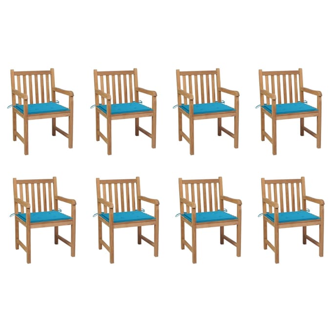 vidaXL-Tuinstoelen-8-st-met-blauwe-kussens-massief-teakhout