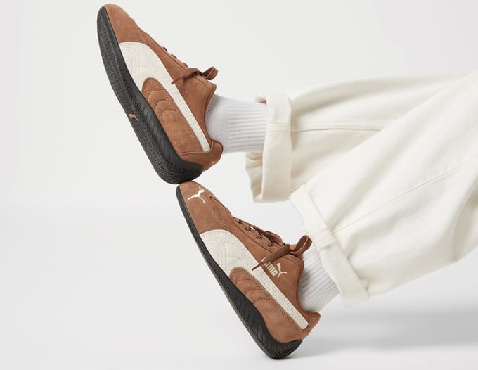 PUMA – Speedcat OG suède sneakers bruin