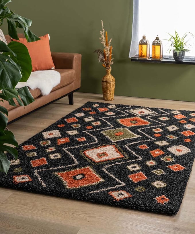 Bohemian vloerkleed - Artisan antraciet/multi 300x400