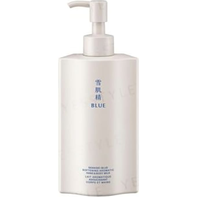 Kose - Sekkisei Blue Softening Aromatic Hand & Body Milk Pump 250ml
