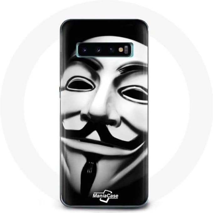 Coque pour Samsung Galaxy s10 plus Nous sommes légion masque anonyme