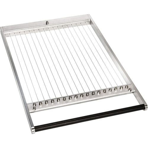 GGM Gastro Rahmen für doppel Pralinenschneider - Drahtabstand: 22,5mm Zilver