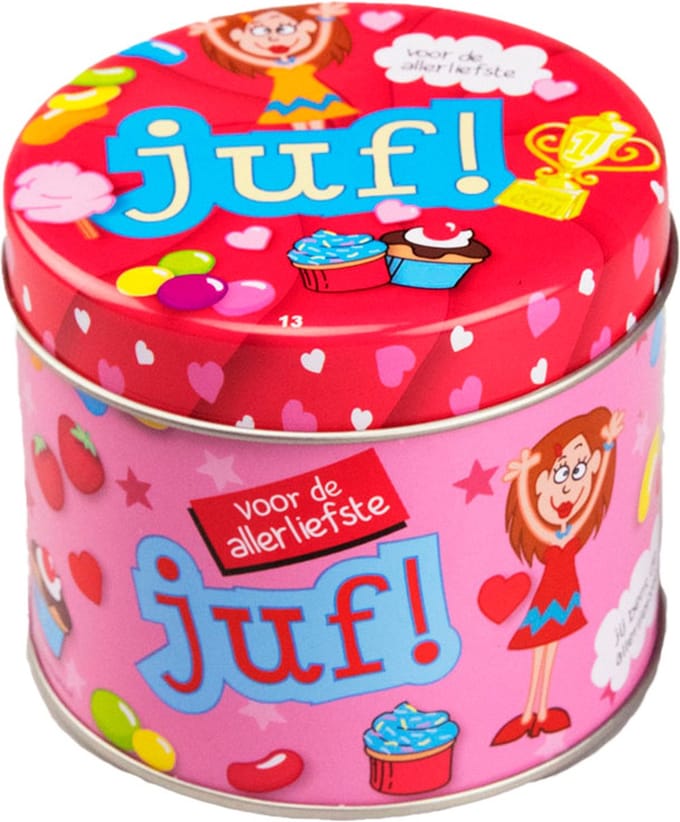 Paperdreams snoepblikje Juf