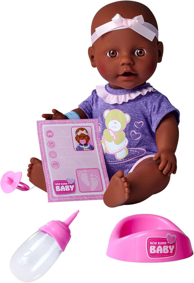 Levensgrote Babypop met Drink- en Plasfunctie - Inclusief Accessoires