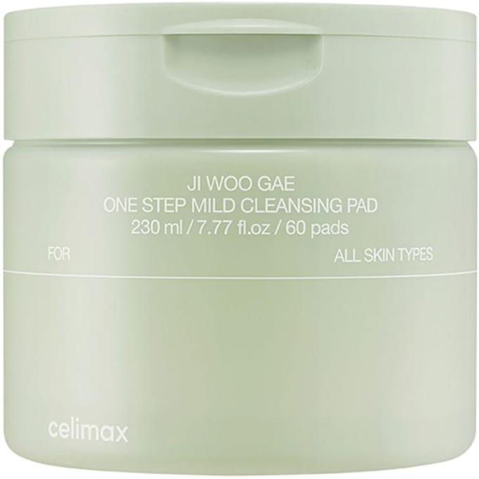 [celimax] JI WOO GAE Disque Nettoyant Doux en Une Étape 225ml 60EA