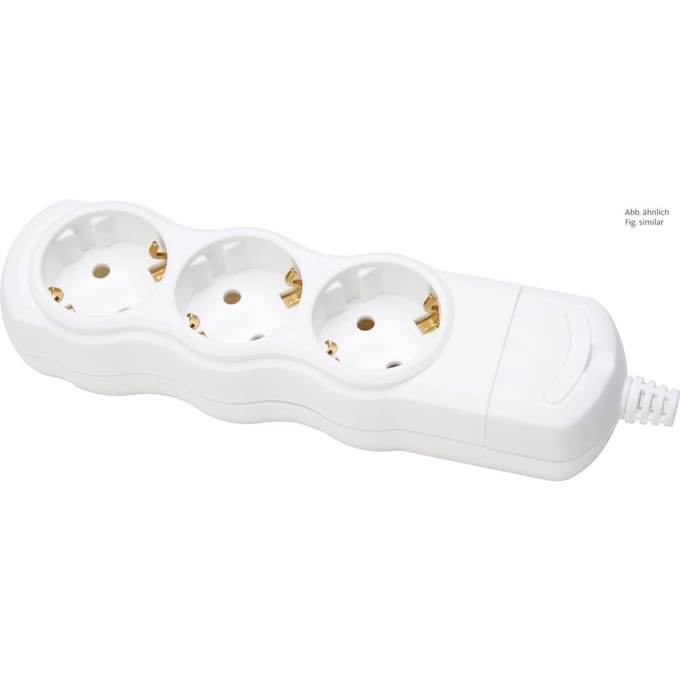 Kopp 3-poorts stekkerdoos Arctic Wit Zonder Snoer - 120301007 [5 stuks]