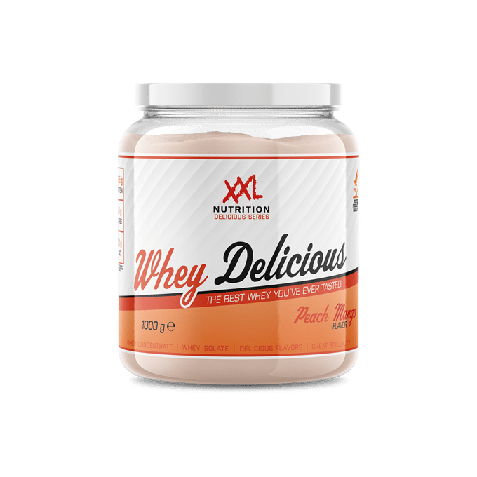 XXL Nutrition - Whey Delicious - Perzik Mango - Eiwitpoeder - 1000 g