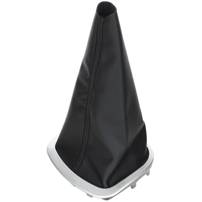 Modecar - Versnellingspookhoes - Zwart - Zilveren Frame - Renault Clio III 2005-2012