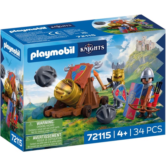 PLAYMOBIL 72115 Ridders met kanon Bouwsets