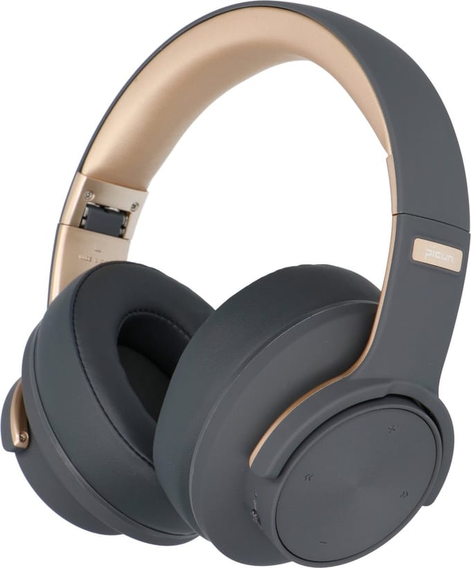 doobs draadloze bluetooth koptelefoon B8 phantom gray - 6D surround geluid