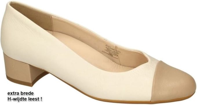 Ara -Dames - off-white-crÈme-ivoorkleur - pumps & hakschoenen - maat 41.5