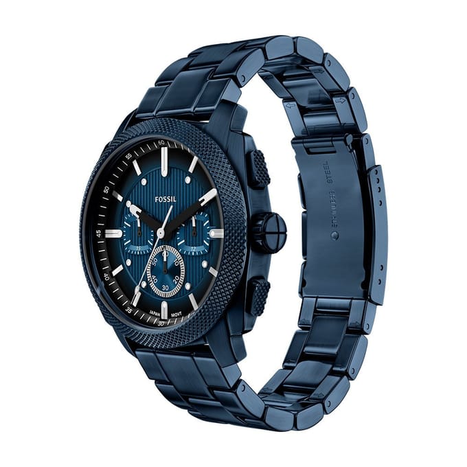 FOSSIL FS6167 Mannen Horloge 44 mm Blauw