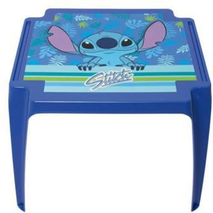 Disney Stitch Tafel blauw plastic, Tafels & Stoelen