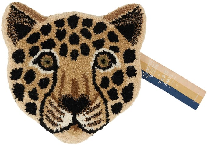 Doing Goods Loony Leopard Head Rug - Brown