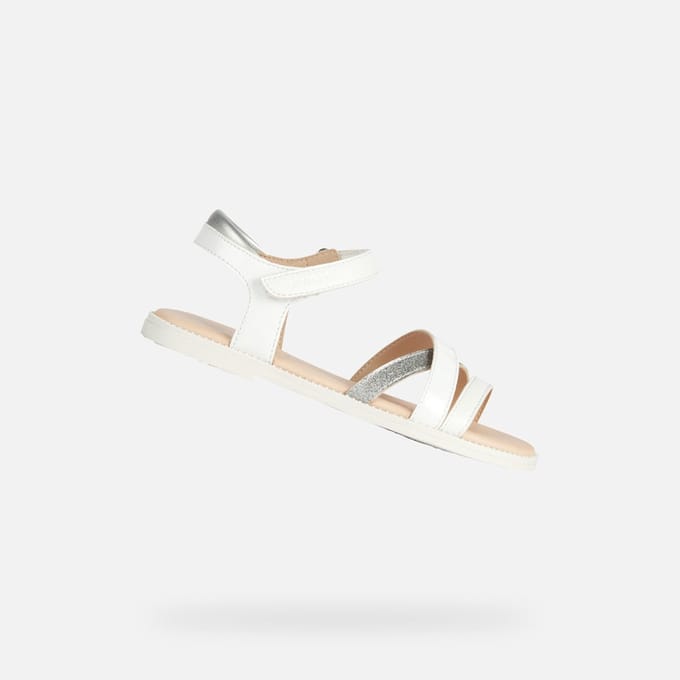 GEOX SANDAL KARLY MEISJES Sandalen - WIT - Maat 33