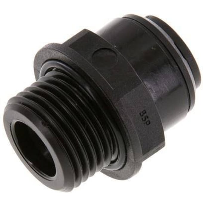 12mm x G1/2'' POM Insteekfitting Buitendraad NBR [2 Stuks]