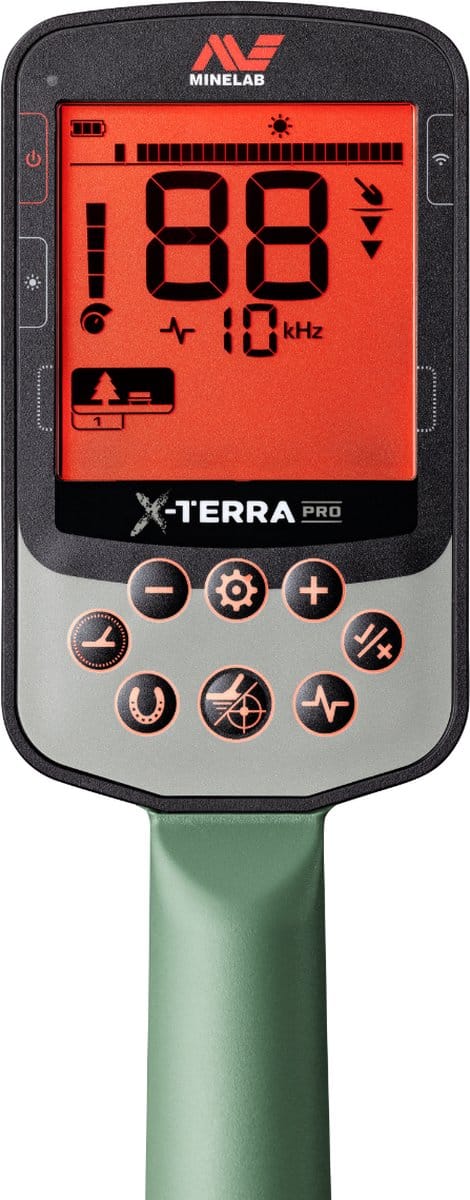 Minelab X-TERRA PRO. Metaaldetector. Waterdicht, oplaadbaar