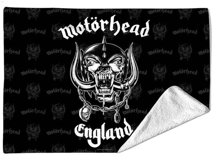 Rocksax Motorhead - England Plaid - Tweepersoons (152cm x 203cm) - Zwart/Wit