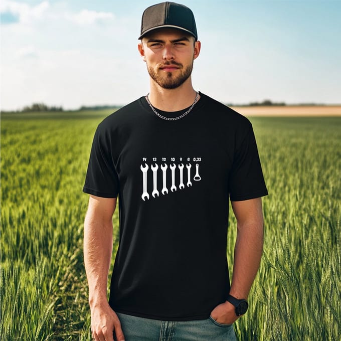 AGRIFANS® Moersleutels - Heren T-shirt - S