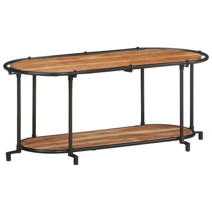 vidaXL - Tv-meubel - 100x42x40 - cm - massief - acaciahout