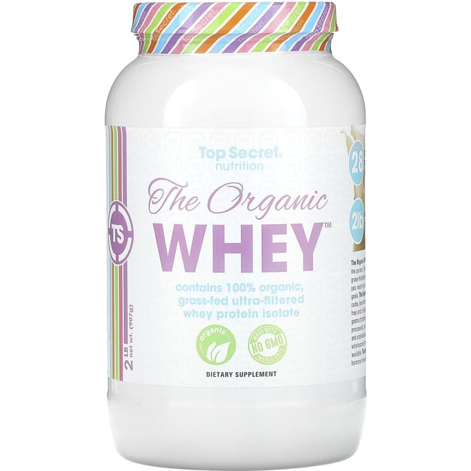 Top Secret Nutrition, Whey Bio, Milkshake Vanille, 2 lb (907 g)